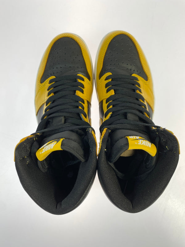 【中古品】【メンズ】 NIKE ナイキ AIR JORDAN 1 HIGH OG "POLLEN" 55088-701 エアジョーダン ワン ハイ オージー ポレン 靴 シューズ スニーカー SNEAKER 160-261017-KS-28-min サイズ：27cm US9 カラー：イエロー/ブラック 万代Net店