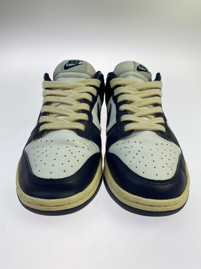 【中古品】【レディース】 W NIKE ナイキ DUNK LOW "VINTAGE NAVY" DD1503-115 ウィメンズ ダンク ロー ヴィンテージ ネイビー 靴 シューズ スニーカー SNEAKER 160-261017-KS-22-min サイズ：27.5cm US10.5 カラー：ネイビー/ホワイト 万代Net店