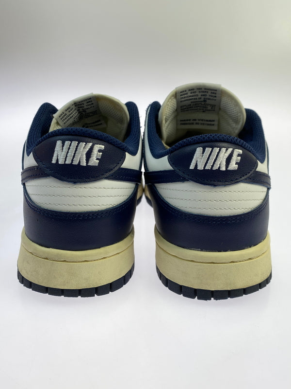 【中古品】【レディース】 W NIKE ナイキ DUNK LOW "VINTAGE NAVY" DD1503-115 ウィメンズ ダンク ロー ヴィンテージ ネイビー 靴 シューズ スニーカー SNEAKER 160-261017-KS-22-min サイズ：27.5cm US10.5 カラー：ネイビー/ホワイト 万代Net店