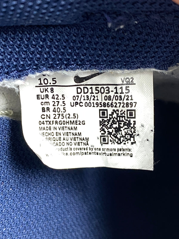 【中古品】【レディース】 W NIKE ナイキ DUNK LOW "VINTAGE NAVY" DD1503-115 ウィメンズ ダンク ロー ヴィンテージ ネイビー 靴 シューズ スニーカー SNEAKER 160-261017-KS-22-min サイズ：27.5cm US10.5 カラー：ネイビー/ホワイト 万代Net店