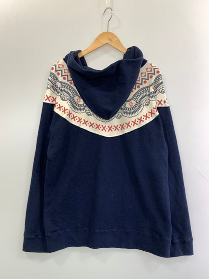 【中古品】【メンズ】 CHALLENGER チャレンジャー BRIGADE NORDIC ZIP HOODIE ブリゲード ジップ フーディーメンズ チャック付き パーカー 142-261020-em-70-min サイズ：L カラー：ネイビー 万代Net店