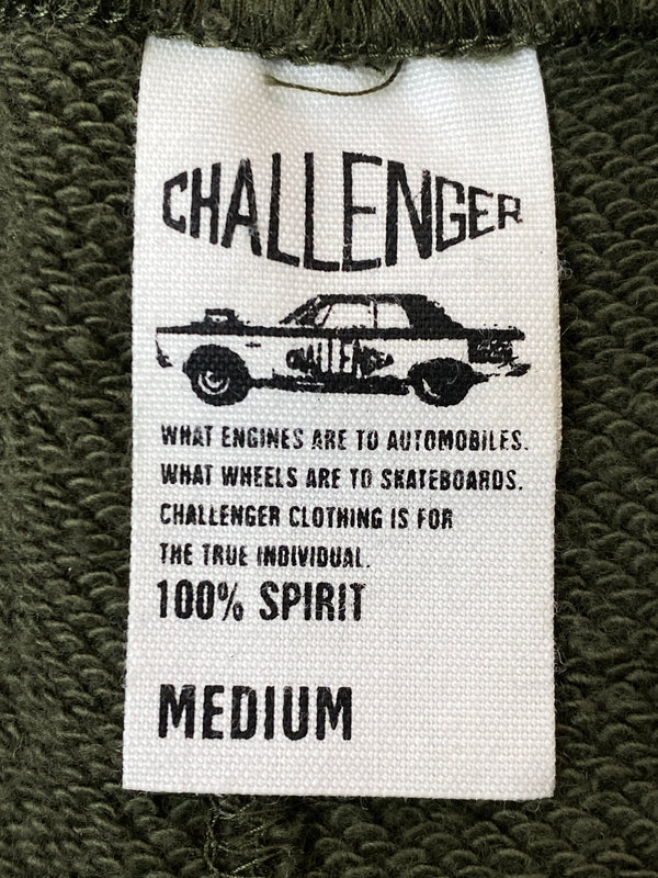 【中古品】【メンズ】 CHALLENGER チャレンジャー SKULL SHORTS スカル ショーツ 短パン ショートパンツ メンズ ボトムス 153-261020-em-62-min サイズ：M カラー：モスグリーン 万代Net店