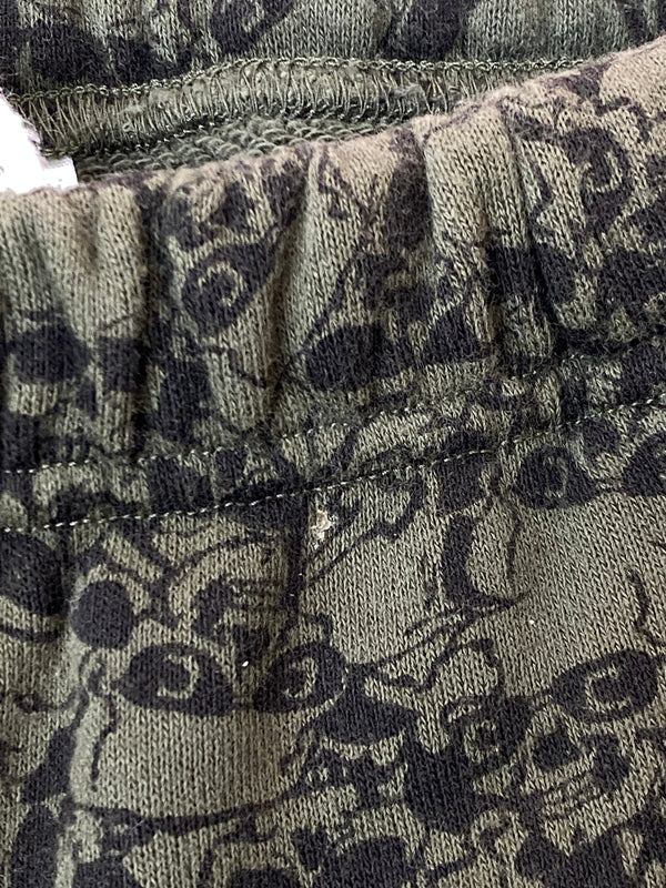 【中古品】【メンズ】 CHALLENGER チャレンジャー SKULL SHORTS スカル ショーツ 短パン ショートパンツ メンズ ボトムス 153-261020-em-62-min サイズ：M カラー：モスグリーン 万代Net店
