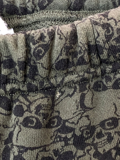 【中古品】【メンズ】 CHALLENGER チャレンジャー SKULL SHORTS スカル ショーツ 短パン ショートパンツ メンズ ボトムス 153-261020-em-62-min サイズ：M カラー：モスグリーン 万代Net店