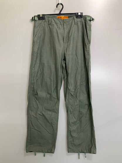 【中古品】【メンズ】 CHALLENGER チャレンジャー FLIGHT WARM UP PANTS CLG-PT024-016 フライト ウォーム アップ パンツ メンズ ボトムス ミリタリー 153-261016-em-48-min サイズ：M カラー：モスグリーン 万代Net店