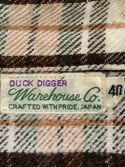 【中古品】【メンズ】 WAREHOUSE ウエアハウス DUCK DIGGER ネルシャツ ダックディガー 長袖シャツ メンズ トップス 145-261020-em-67-min サイズ：40 カラー：マルチカラー 万代Net店