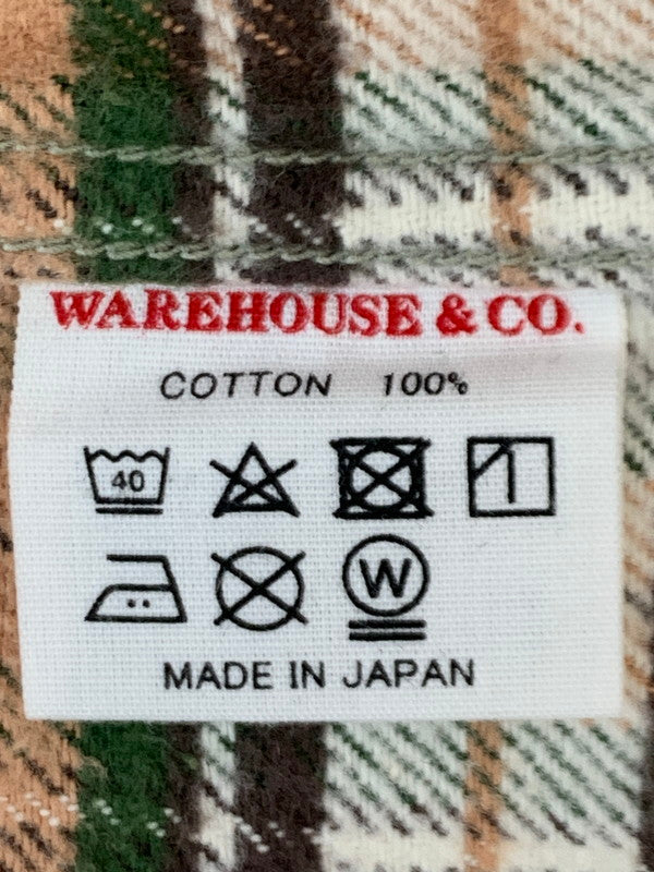 【中古品】【メンズ】 WAREHOUSE ウエアハウス DUCK DIGGER ネルシャツ ダックディガー 長袖シャツ メンズ トップス 145-261020-em-67-min サイズ：40 カラー：マルチカラー 万代Net店