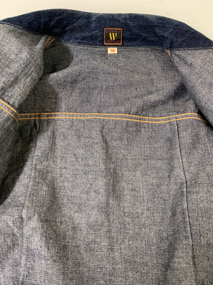 【中古品】【メンズ】 WAREHOUSE ウエアハウス COWBOY DENIM JACKET WW2 MODEL 2010 カウボーイ デニム ジャケット アウター 145-261020-yn-05-min サイズ：38 カラー：インディゴ 万代Net店
