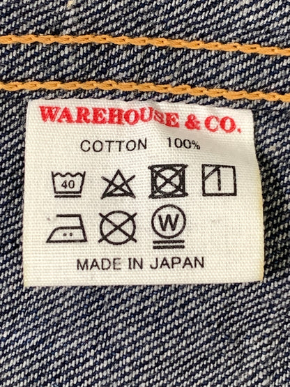 【中古品】【メンズ】 WAREHOUSE ウエアハウス COWBOY DENIM JACKET WW2 MODEL 2010 カウボーイ デニム ジャケット アウター 145-261020-yn-05-min サイズ：38 カラー：インディゴ 万代Net店