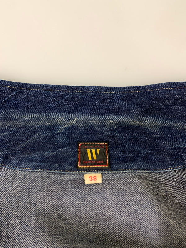 【中古品】【メンズ】 WAREHOUSE ウエアハウス COWBOY DENIM JACKET WW2 MODEL 2010 カウボーイ デニム ジャケット アウター 145-261020-yn-05-min サイズ：38 カラー：インディゴ 万代Net店