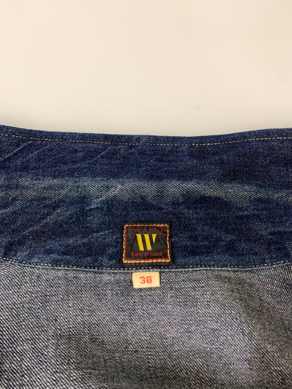 【中古品】【メンズ】 WAREHOUSE ウエアハウス COWBOY DENIM JACKET WW2 MODEL 2010 カウボーイ デニム ジャケット アウター 145-261020-yn-05-min サイズ：38 カラー：インディゴ 万代Net店