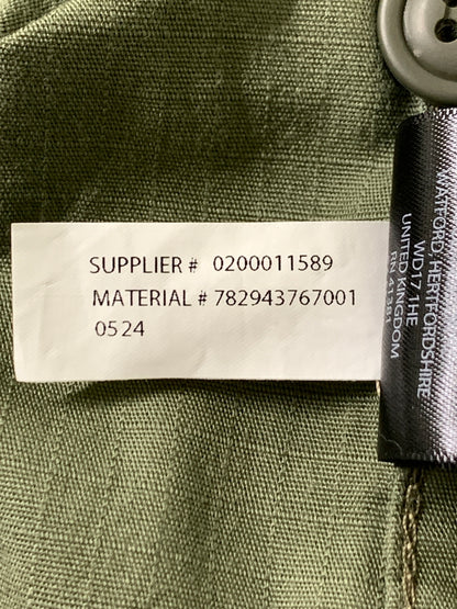 【中古品】【メンズ】 RRL PRINT ダブルアールエル RIPSTOP SHIRT プリント リップストップ シャツ メンズ 半袖シャツ 総柄 145-261016-em-38-min サイズ：S カラー：モスグリーン 万代Net店
