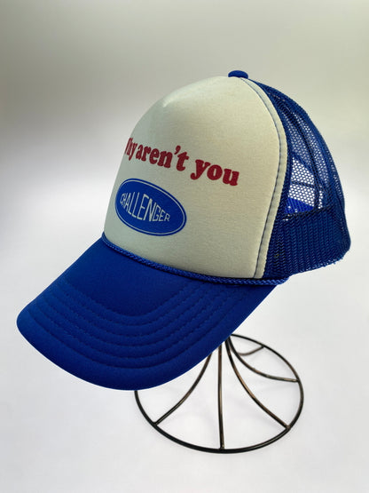 【中古品】【メンズ/レディース】 CHALLENGER チャレンジャー TRUCKER CAP トラッカー キャップ 帽子 185-261025-em-03-min カラー：ブルー 万代Net店
