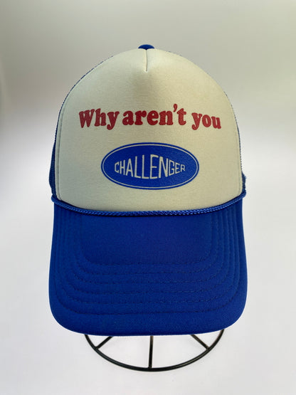 【中古品】【メンズ/レディース】 CHALLENGER チャレンジャー TRUCKER CAP トラッカー キャップ 帽子 185-261025-em-03-min カラー：ブルー 万代Net店