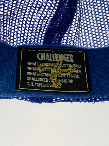 【中古品】【メンズ/レディース】 CHALLENGER チャレンジャー TRUCKER CAP トラッカー キャップ 帽子 185-261025-em-03-min カラー：ブルー 万代Net店