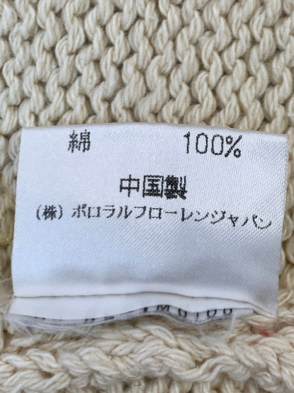 【中古品】【メンズ】 POLO RALPH LAUREN ポロ・ラルフローレン 90S COTTON CARDIGAN 90年代 コットン カーディガン メンズ ニット ヴィンテージ 146-261020-em-66-min サイズ：L カラー：オフホワイト 万代Net店