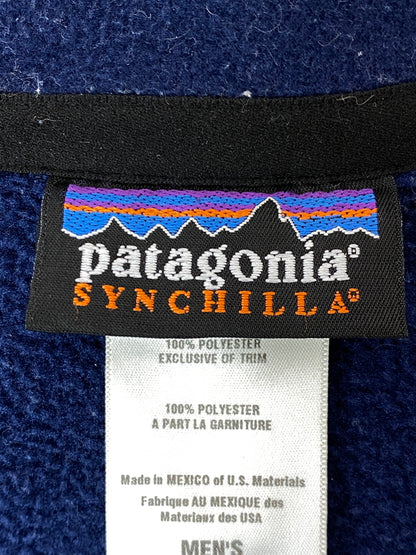 【中古品】【メンズ】 PATAGONIA パタゴニア SYNCHILLA FLEECE VEST シンチラ フリース ベスト メンズ アウター 144-261020-em-63-min サイズ：L カラー：ネイビー 万代Net店