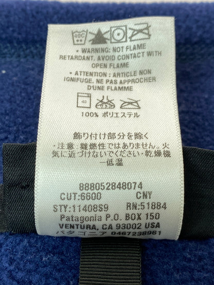 【中古品】【メンズ】 PATAGONIA パタゴニア SYNCHILLA FLEECE VEST シンチラ フリース ベスト メンズ アウター 144-261020-em-63-min サイズ：L カラー：ネイビー 万代Net店