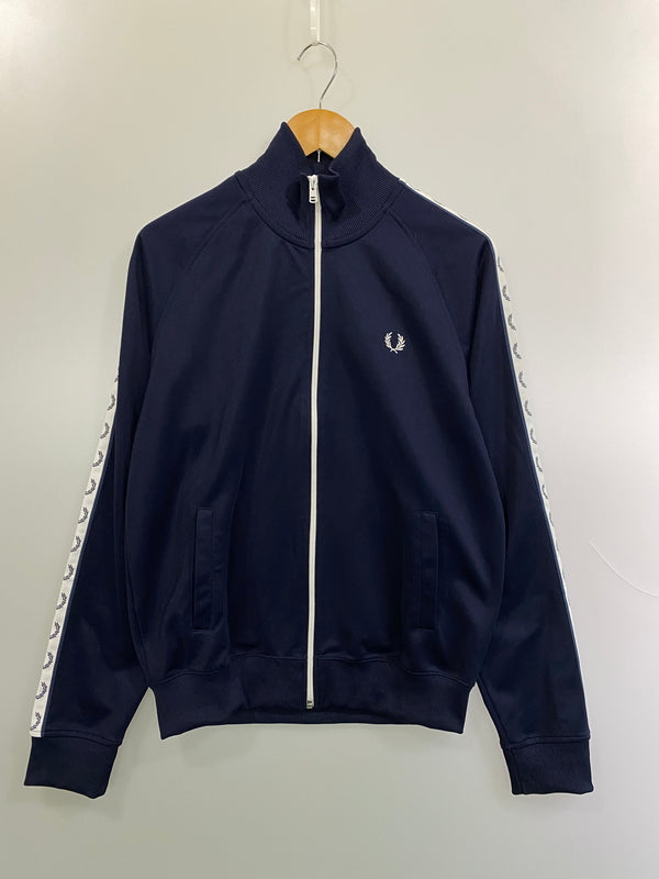 【中古品】【メンズ】 FRED PERRY フレッドペリー TAPED TRACK JACKET J4620-885-01980-410 テープド トラックジャケット メンズ ジャージ 141-261020-em-61-min サイズ：M カラー：ネイビー 万代Net店