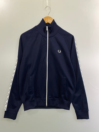 【中古品】【メンズ】 FRED PERRY フレッドペリー TAPED TRACK JACKET J4620-885-01980-410 テープド トラックジャケット メンズ ジャージ 141-261020-em-61-min サイズ：M カラー：ネイビー 万代Net店