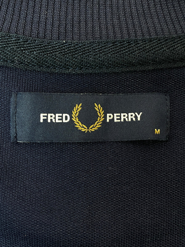 【中古品】【メンズ】 FRED PERRY フレッドペリー TAPED TRACK JACKET J4620-885-01980-410 テープド トラックジャケット メンズ ジャージ 141-261020-em-61-min サイズ：M カラー：ネイビー 万代Net店
