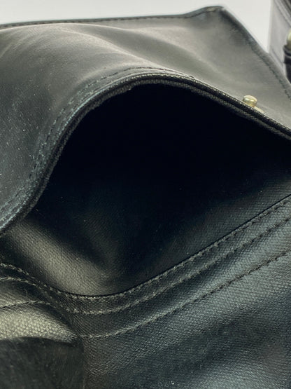 【中古品】【メンズ/レディース】 PORTER ポーター LEATHER BODY BAG レザー ボディバッグ 吉田カバン ウエストバッグ 鞄 188-261025-em-17-min カラー：ブラック 万代Net店
