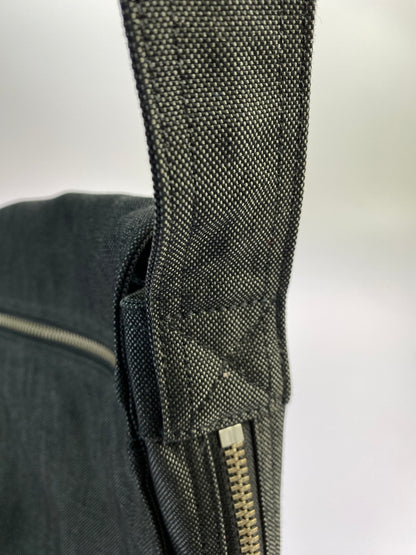 【中古品】【メンズ/レディース】 PORTER ポーター SMOKY BAG 592-07628 スモーキー バッグ 縦型 ショルダーバッグ 吉田カバン コットン 鞄 肩掛け 188-261025-em-18-min カラー：ブラック 万代Net店