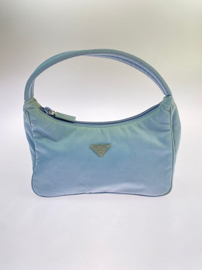 【現状渡し品】【レディース】 PRADA プラダ TESSUTO SPORT ナイロン ミニハンドバッグ MV515 テスート スポーツ 鞄 カバン 180-261025-em-15-min カラー：スモーキーブルー 万代Net店