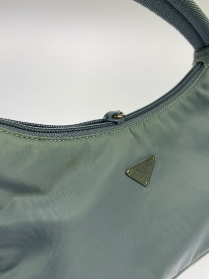 【現状渡し品】【レディース】 PRADA プラダ TESSUTO SPORT ナイロン ミニハンドバッグ MV515 テスート スポーツ 鞄 カバン 180-261025-em-15-min カラー：スモーキーブルー 万代Net店