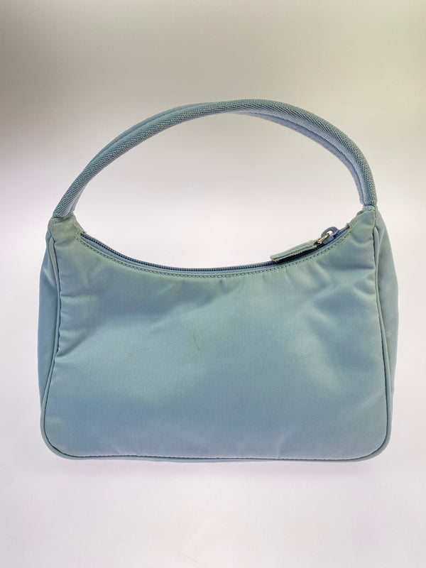 【現状渡し品】【レディース】 PRADA プラダ TESSUTO SPORT ナイロン ミニハンドバッグ MV515 テスート スポーツ 鞄 カバン 180-261025-em-15-min カラー：スモーキーブルー 万代Net店