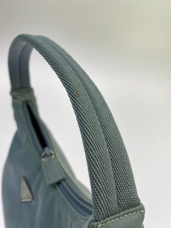 【現状渡し品】【レディース】 PRADA プラダ TESSUTO SPORT ナイロン ミニハンドバッグ MV515 テスート スポーツ 鞄 カバン 180-261025-em-15-min カラー：スモーキーブルー 万代Net店