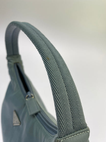 【現状渡し品】【レディース】 PRADA プラダ TESSUTO SPORT ナイロン ミニハンドバッグ MV515 テスート スポーツ 鞄 カバン 180-261025-em-15-min カラー：スモーキーブルー 万代Net店