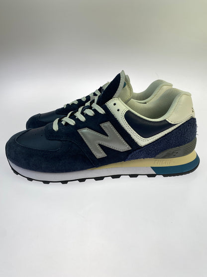 【中古品】【メンズ】 NEW BALANCE ニューバランス ML574TE 574 ローカット スニーカー メンズ シューズ 靴 162-261018-em-31-min サイズ：27.5cm カラー：NAVY SEA SALT 万代Net店