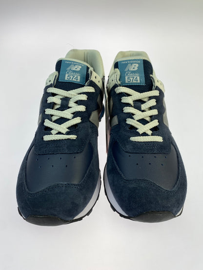 【中古品】【メンズ】 NEW BALANCE ニューバランス ML574TE 574 ローカット スニーカー メンズ シューズ 靴 162-261018-em-31-min サイズ：27.5cm カラー：NAVY SEA SALT 万代Net店