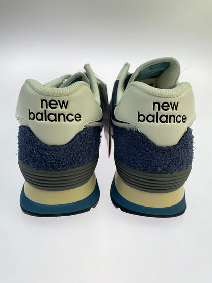 【中古品】【メンズ】 NEW BALANCE ニューバランス ML574TE 574 ローカット スニーカー メンズ シューズ 靴 162-261018-em-31-min サイズ：27.5cm カラー：NAVY SEA SALT 万代Net店