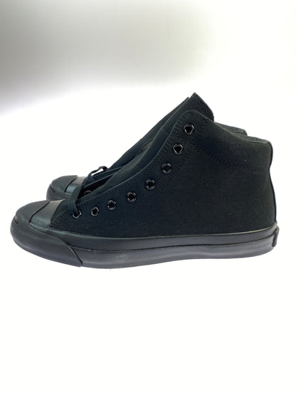 【中古品】【メンズ】 CONVERSE コンバース JACK PURCELL MID 1C833 ジャックパーセル ミッド ブラック コットンキャンバス メンズ ハイカット スニーカー シューズ 靴 162-261018-em-26-min サイズ：27.5cm カラー：ブラック 万代Net店