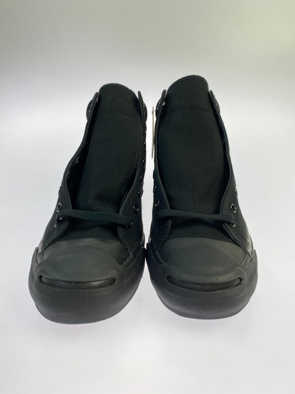 【中古品】【メンズ】 CONVERSE コンバース JACK PURCELL MID 1C833 ジャックパーセル ミッド ブラック コットンキャンバス メンズ ハイカット スニーカー シューズ 靴 162-261018-em-26-min サイズ：27.5cm カラー：ブラック 万代Net店