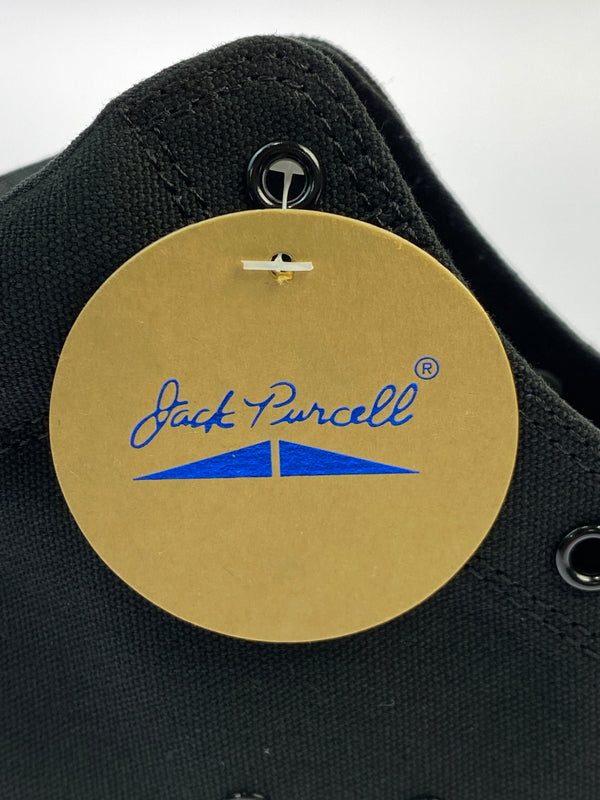 【中古品】【メンズ】 CONVERSE コンバース JACK PURCELL MID 1C833 ジャックパーセル ミッド ブラック コットンキャンバス メンズ ハイカット スニーカー シューズ 靴 162-261018-em-26-min サイズ：27.5cm カラー：ブラック 万代Net店
