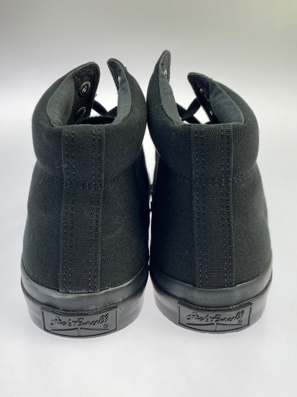 【中古品】【メンズ】 CONVERSE コンバース JACK PURCELL MID 1C833 ジャックパーセル ミッド ブラック コットンキャンバス メンズ ハイカット スニーカー シューズ 靴 162-261018-em-27-min サイズ：28.0cm カラー：ブラック 万代Net店