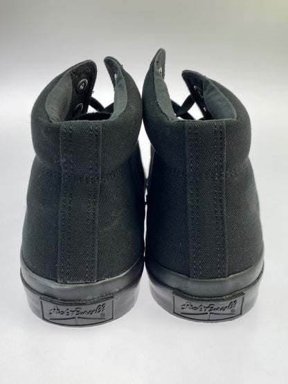 【中古品】【メンズ】 CONVERSE コンバース JACK PURCELL MID 1C833 ジャックパーセル ミッド ブラック コットンキャンバス メンズ ハイカット スニーカー シューズ 靴 162-261018-em-27-min サイズ：28.0cm カラー：ブラック 万代Net店