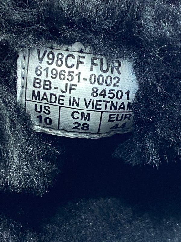 【中古品】【メンズ】 VANS バンズ SLIP ON FUR V98CF FUR スリッポン ファー メンズ シューズ 162-261018-em-24-min サイズ：28.0cm カラー：ブラック 万代Net店