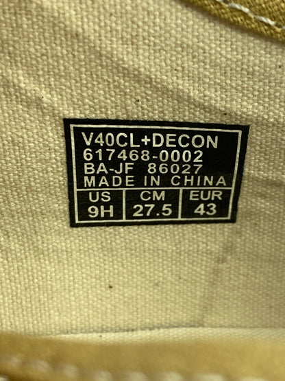 【中古品】【メンズ】 VANS バンズ V40CL DECON WALBER ウォルバー メンズ ローカット スニーカー シューズ 靴 ヴァンズ 163-261018-em-25-min サイズ：27.5cm カラー：ベージュ 万代Net店