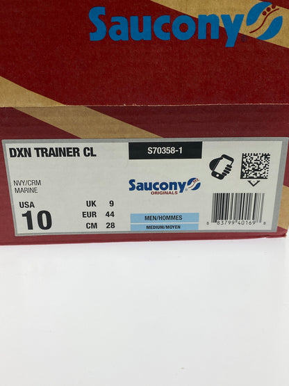 【中古品】【メンズ】 SAUCONY サッカニー DXN TRAINER CL ローカットスニーカー S70358-1 ディクソン トレーナー スニーカー メンズ シューズ 靴 162-261018-em-28-min サイズ：28.0cm カラー：NAVY/CREAM 万代Net店
