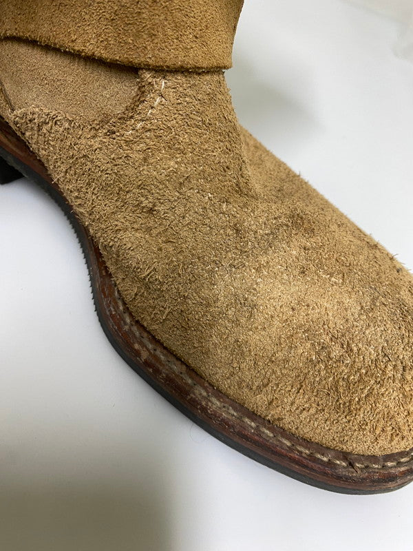 【現状渡し品】【メンズ】 CHIPPEWA チペワ 91071 ENGINEER BOOTS エンジニア ブーツ スエードレザー メンズ 靴 シューズ 164-261022-em-26-min サイズ：9E カラー：ベージュ 万代Net店