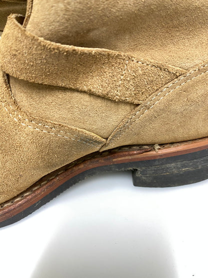 【現状渡し品】【メンズ】 CHIPPEWA チペワ 91071 ENGINEER BOOTS エンジニア ブーツ スエードレザー メンズ 靴 シューズ 164-261022-em-26-min サイズ：9E カラー：ベージュ 万代Net店