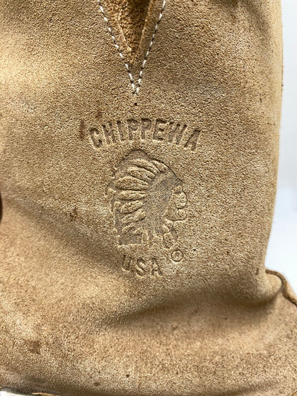 【現状渡し品】【メンズ】 CHIPPEWA チペワ 91071 ENGINEER BOOTS エンジニア ブーツ スエードレザー メンズ 靴 シューズ 164-261022-em-26-min サイズ：9E カラー：ベージュ 万代Net店