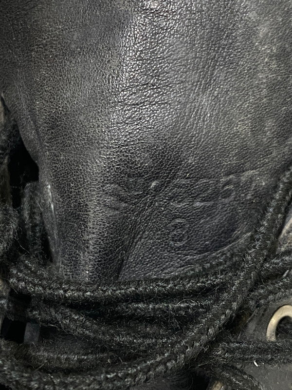 【中古品】【メンズ】 RED WING レッドウィング 刺繍羽 タグ アイリッシュセッター ワークブーツ レザー メンズ シューズ 靴 164-261022-em-25-min サイズ：9 1/2 カラー：ブラック 万代Net店