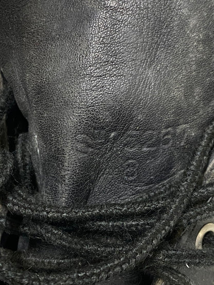 【中古品】【メンズ】 RED WING レッドウィング 刺繍羽 タグ アイリッシュセッター ワークブーツ レザー メンズ シューズ 靴 164-261022-em-25-min サイズ：9 1/2 カラー：ブラック 万代Net店