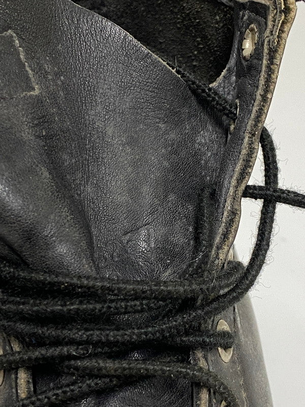 【中古品】【メンズ】 RED WING レッドウィング 刺繍羽 タグ アイリッシュセッター ワークブーツ レザー メンズ シューズ 靴 164-261022-em-25-min サイズ：9 1/2 カラー：ブラック 万代Net店