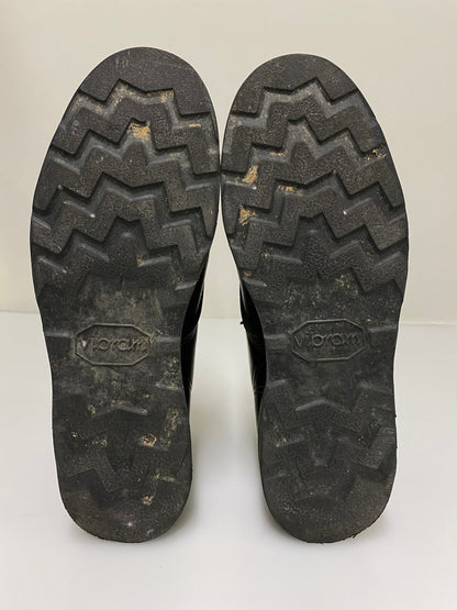 【中古品】【メンズ】 RED WING レッドウィング 刺繍羽 タグ アイリッシュセッター ワークブーツ レザー メンズ シューズ 靴 164-261022-em-25-min サイズ：9 1/2 カラー：ブラック 万代Net店